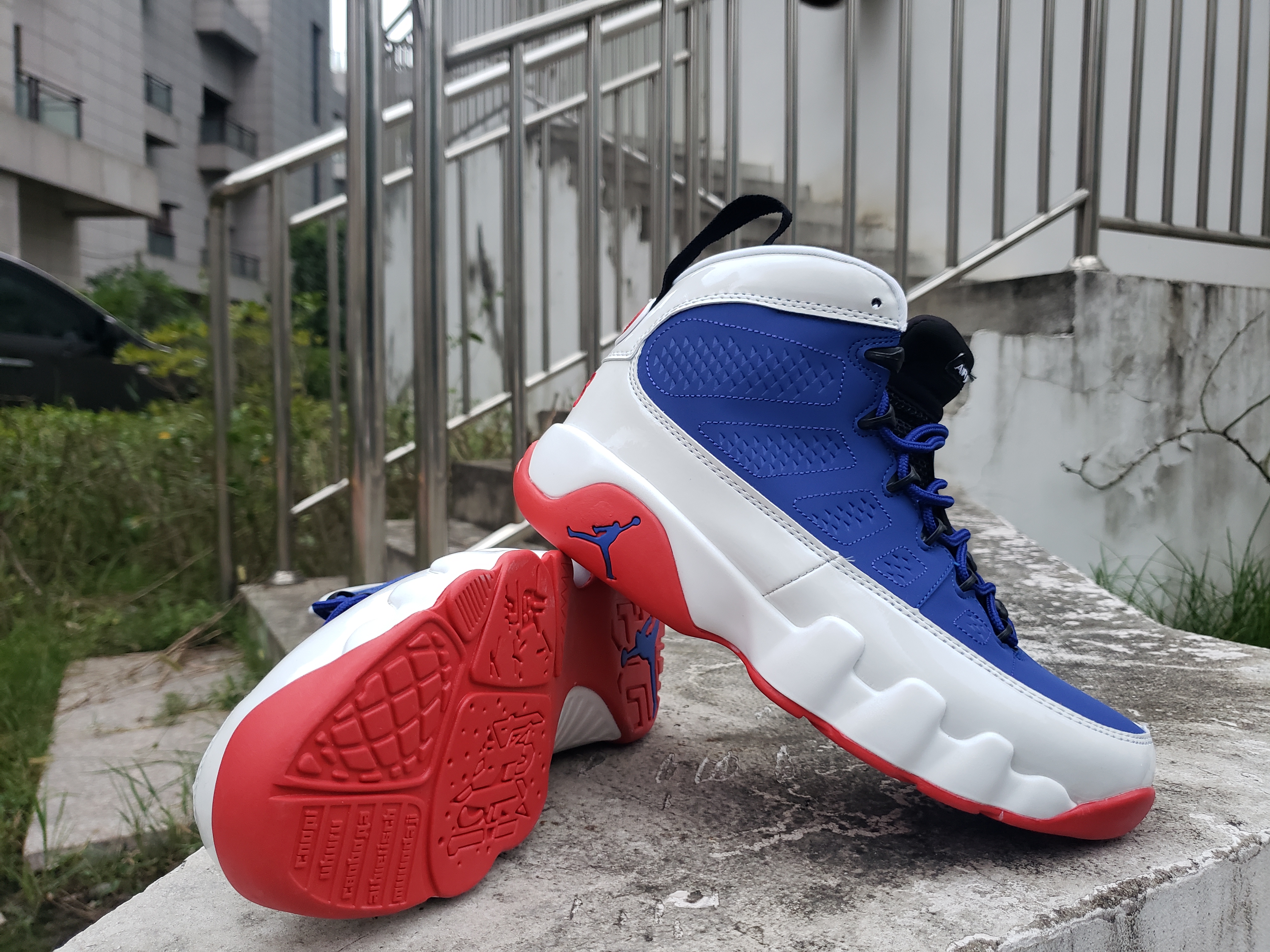 New 2021 Air Jordan 9 Retro Blue White Red